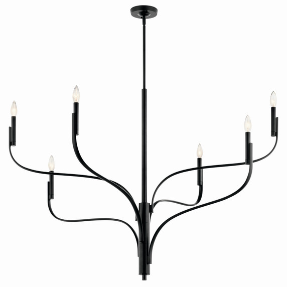 Large Chandeliers Candle by Kichler ( 12 | 52674BK Livadia ) 