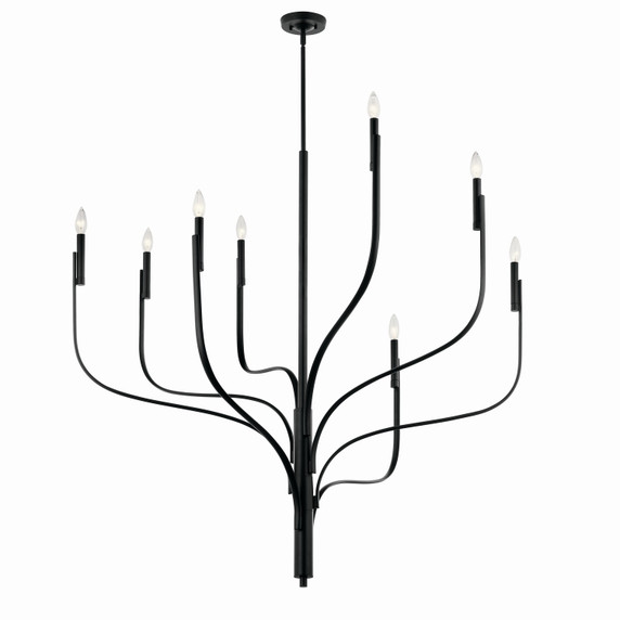 Large Chandeliers Candle by Kichler ( 12 | 52675BK Livadia ) 