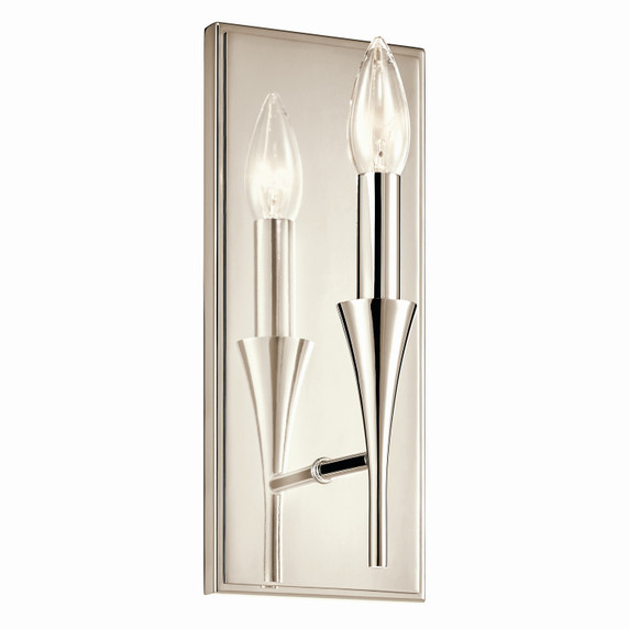 Sconces Single Candle by Kichler ( 12 | 52694PN Alvaro ) 