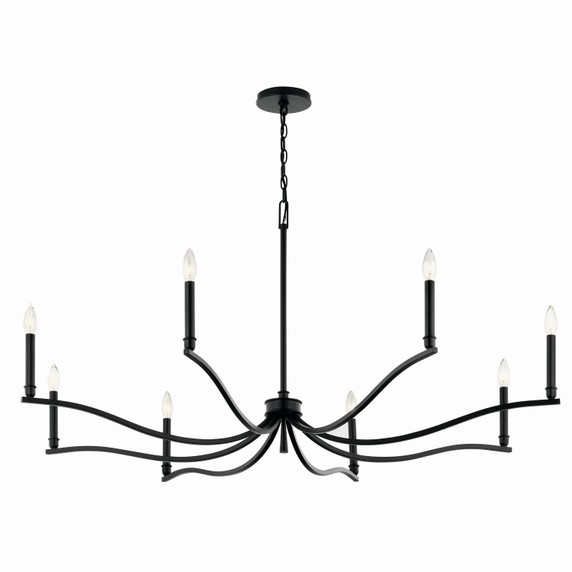 Large Chandeliers Candle by Kichler ( 12 | 52697BK Malene ) 