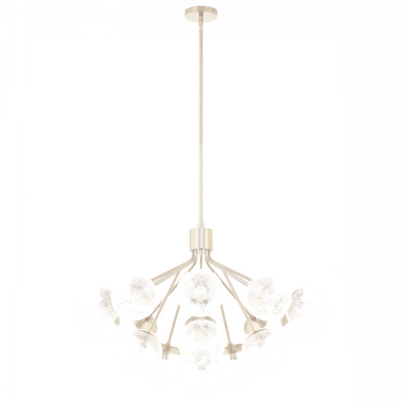 Large Chandeliers Glass Shade by Kichler ( 12 | 52702CPZ Silvarious ) 