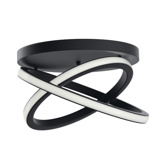 Flush Mounts Ring Shade/Halo by Kichler ( 12 | 84321MBK Caputo ) 