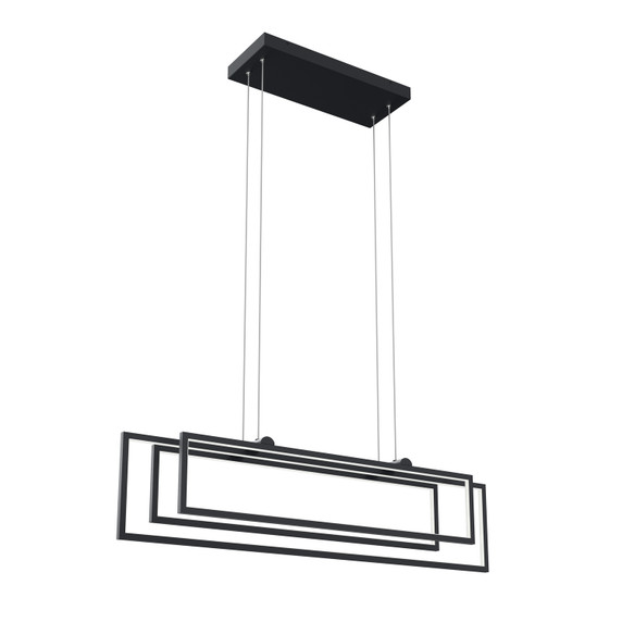 Linear/Island Open Frame by Kichler ( 12 | 84322MBK Jestin ) 