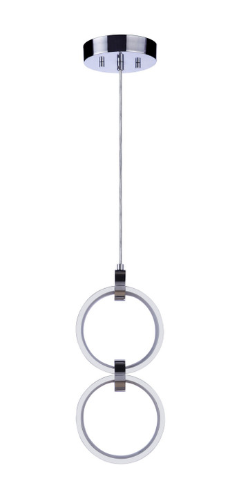 Mini Pendants Ring/Halo by Craftmade ( 46 | 59392-CH-LED Context ) 