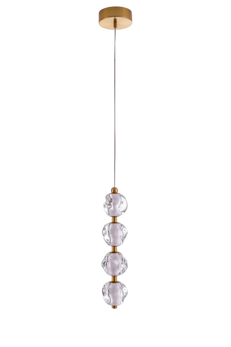 Mini Pendants Glass Down by Craftmade ( 46 | 59490-SB-LED Jackie ) 