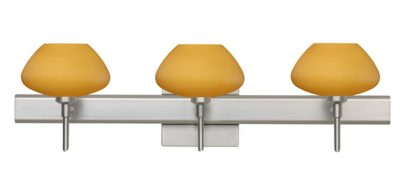 Bathroom Fixtures Three Lights by Besa ( 74 | 3SW-541080-SN-SQ Peri ) 