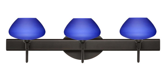 Bathroom Fixtures Three Lights by Besa ( 74 | 3SW-541087-BR Peri ) 