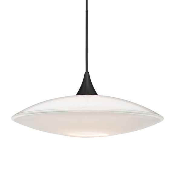 Mini Pendants Glass Down by Besa ( 74 | 1XT-629406-LED-BK Besa Spazio Pendant ) 