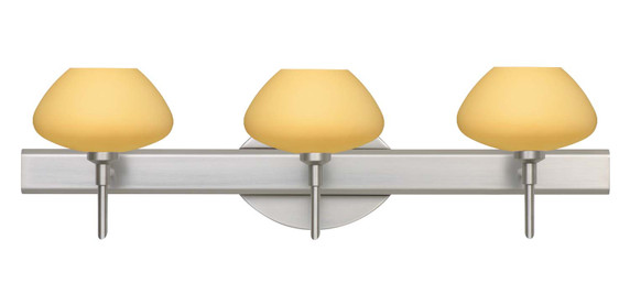 Bathroom Fixtures Three Lights by Besa ( 74 | 3SW-5410VM-SN Peri ) 