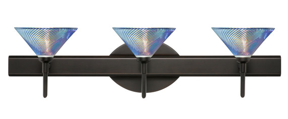 Bathroom Fixtures Three Lights by Besa ( 74 | 3SW-550493-BR Kona ) 