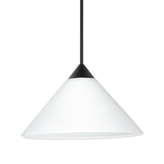 Mini Pendants Glass Down by Besa ( 74 | X-117607-BK Besa Kona Pendant ) 