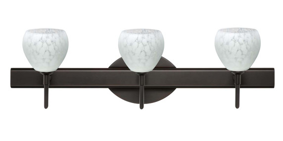 Bathroom Fixtures Three Lights by Besa ( 74 | 3SW-560519-BR Tay Tay ) 