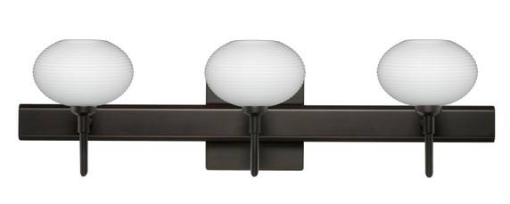 Bathroom Fixtures Three Lights by Besa ( 74 | 3SW-561207-BR-SQ Lasso ) 