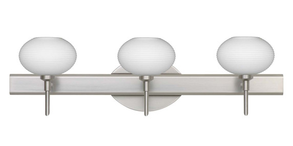 Bathroom Fixtures Three Lights by Besa ( 74 | 3SW-561207-SN Lasso ) 