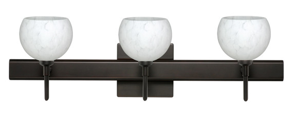 Bathroom Fixtures Three Lights by Besa ( 74 | 3SW-565819-BR-SQ Palla ) 