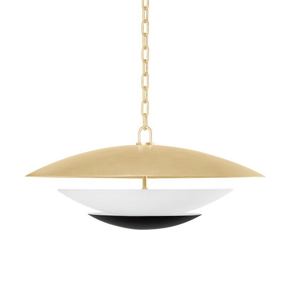 Pendants Metal Shade by Corbett Lighting ( 68 | 413-26-VGL/SBK Adara ) 