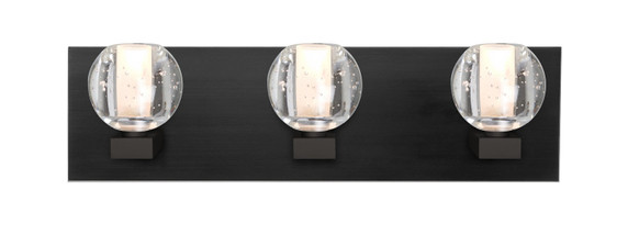 Bathroom Fixtures Three Lights by Besa ( 74 | 3WF-BOCABB-BK Besa Boca 3 Vanity ) 