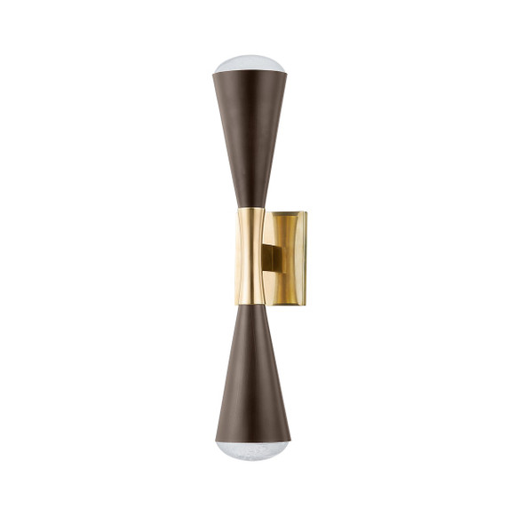 Sconces Double Candle by Corbett Lighting ( 68 | 455-02-VB/BRZ Barcelona ) 