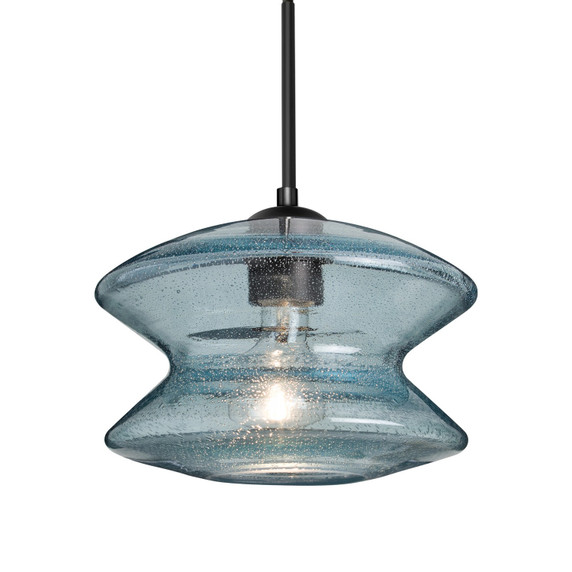Mini Pendants Glass Down by Besa ( 74 | 1JT-ZENBL-BK Besa Zen Pendant ) 