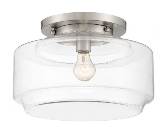 Flush Mounts Glass Down by Craftmade ( 46 | X3114-BNK Peri ) 