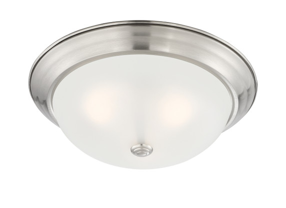 Flush Mounts Bowl Style by Designers Fountain ( 43 | 1257L-SP-W Decorative Flushmount ) 