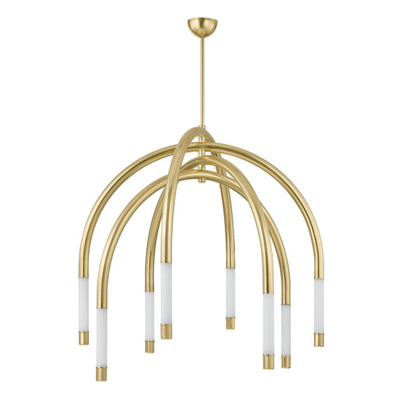 Large Chandeliers Glass Shade by Corbett Lighting ( 68 | 471-48-VPB Zeme ) 