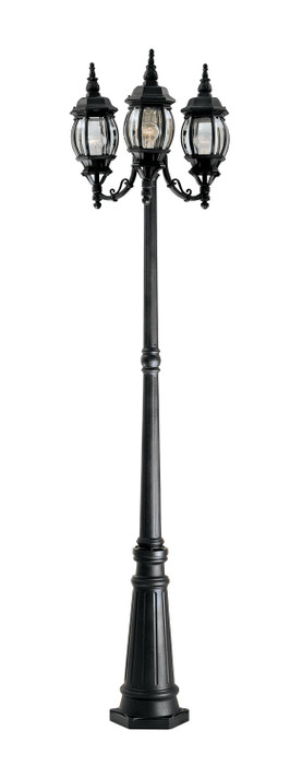 Exterior Post/Pier Head by Designers Fountain ( 43 | 1923-BK Riviera ) 