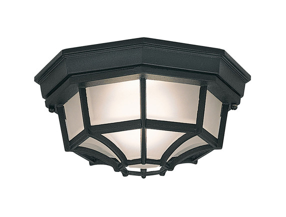 Exterior Ceiling Mount by Designers Fountain ( 43 | 2067-BK Builder Cast Aluminum ) 