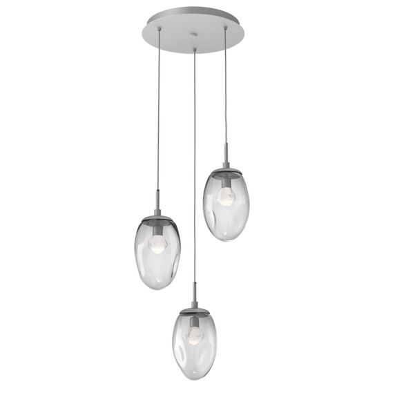 Mini Pendants 3 Light Cluster by Hammerton Studio ( 404 | CHB0067-03-CS-ZC-C01-L3 Meteo ) 