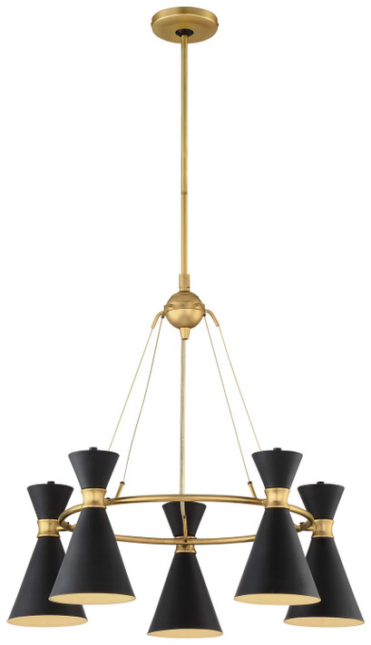 Mid. Chandeliers Metal Shade by George Kovacs ( 42 | P1825-248 Conic ) 