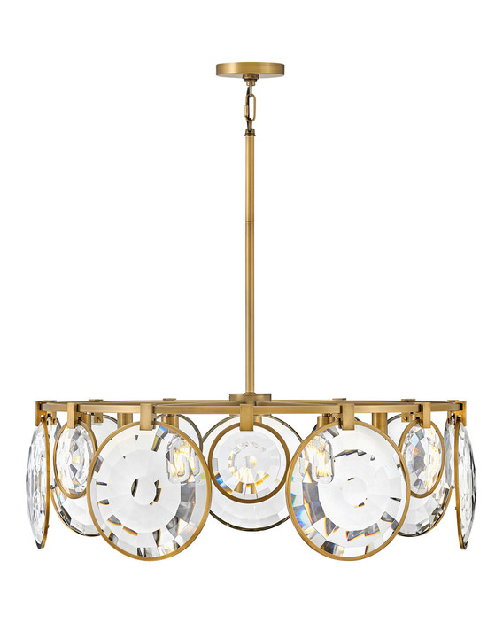 Mid. Chandeliers Glass Down by Fredrick Ramond ( 138 | FR31265HBR Nala ) 