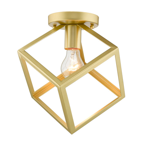 Flush Mounts Cage Style by Golden ( 62 | 2086-FM OG Cassio ) 
