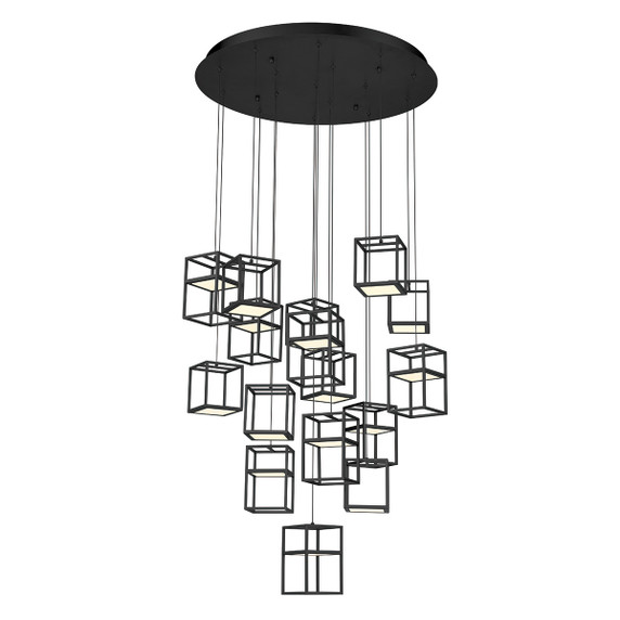 Large Chandeliers Multi-Port/Cascade by Eurofase ( 40 | 38259-023 Ferro ) 