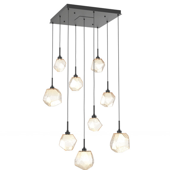 Large Chandeliers Multi-Port/Cascade by Hammerton Studio ( 404 | CHB0039-09-MB-A-C01-L1 Gem ) 