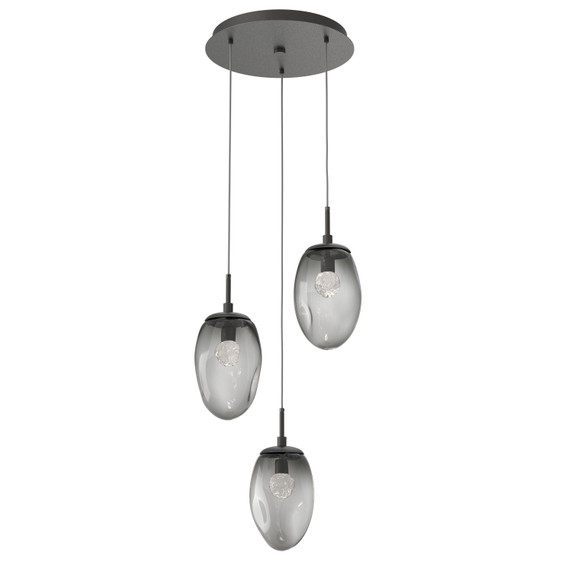 Mini Pendants 3 Light Cluster by Hammerton Studio ( 404 | CHB0067-03-GP-FS-C01-L3 Meteo ) 