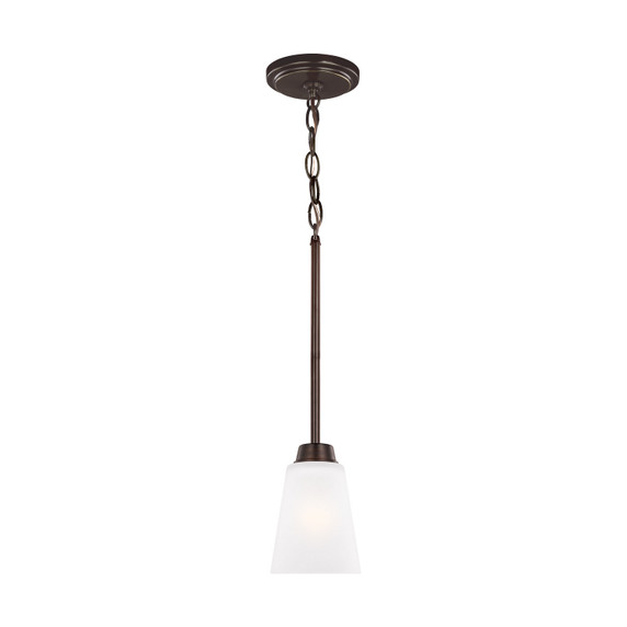 Mini Pendants Glass Down by Generation Lighting ( 1 | 6115201-710 Kerrville ) 