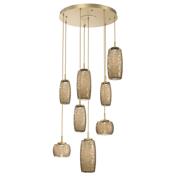 Pendants Multi-port/Cascade by Hammerton Studio ( 404 | CHB0091-08-GB-B-C01-L1 Vessel ) 