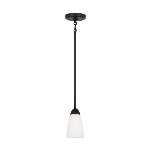 Mini Pendants Glass Down by Generation Lighting ( 1 | 6120201-112 Seville ) 