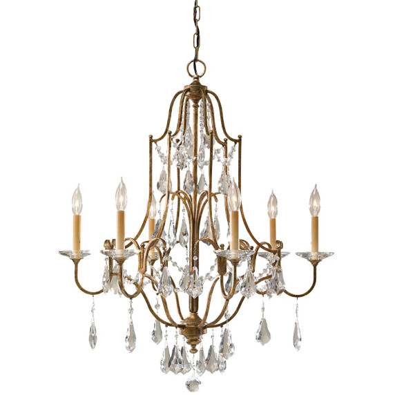 Mid. Chandeliers Candle by Generation Lighting ( 1 | F2478/6OBZ Valentina ) 