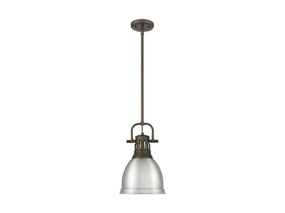 Mini Pendants Metal Shade by Golden ( 62 | 3604-S RBZ-PW Duncan ) 