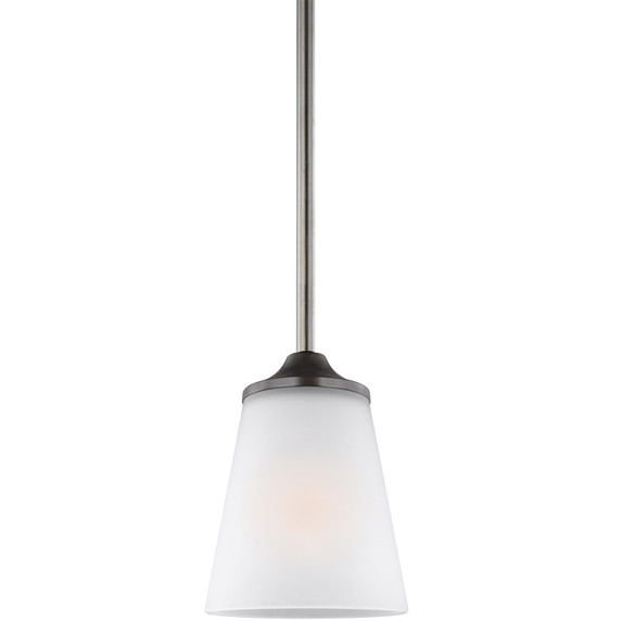 Mini Pendants Glass Down by Generation Lighting ( 1 | 6124501-710 Hanford ) 