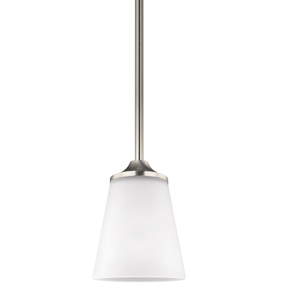 Mini Pendants Glass Down by Generation Lighting ( 1 | 6124501-962 Hanford ) 