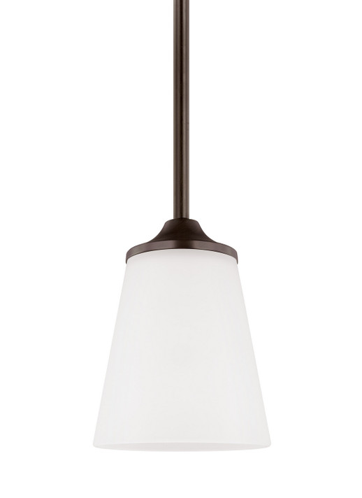 Mini Pendants Glass Down by Generation Lighting ( 1 | 6124501EN3-710 Hanford ) 