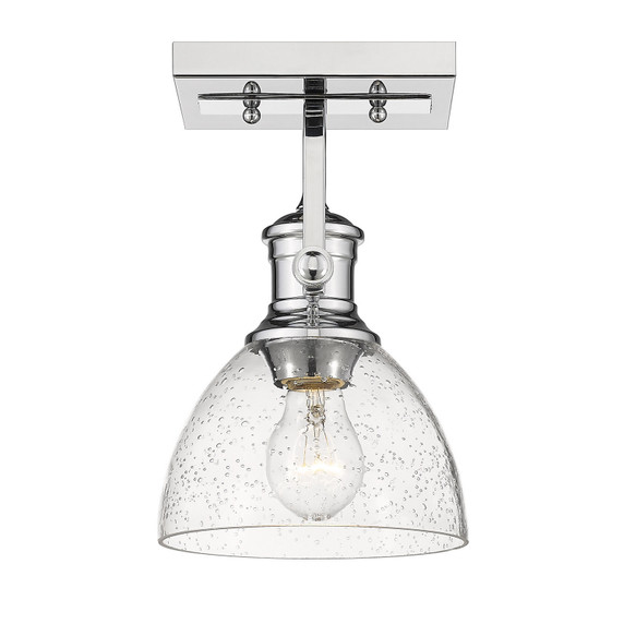 Semi-Flush Mts. Directional by Golden ( 62 | 3118-1SF CH-SD Hines ) 