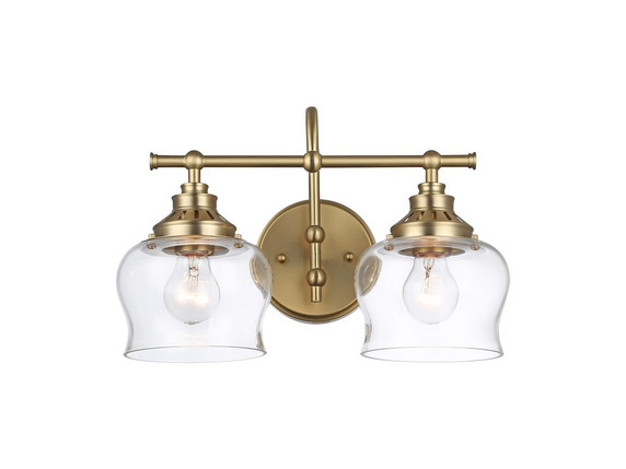 Bathroom Fixtures Two Lights by Golden ( 62 | 3610-BA2 BCB-CLR Daphne ) 