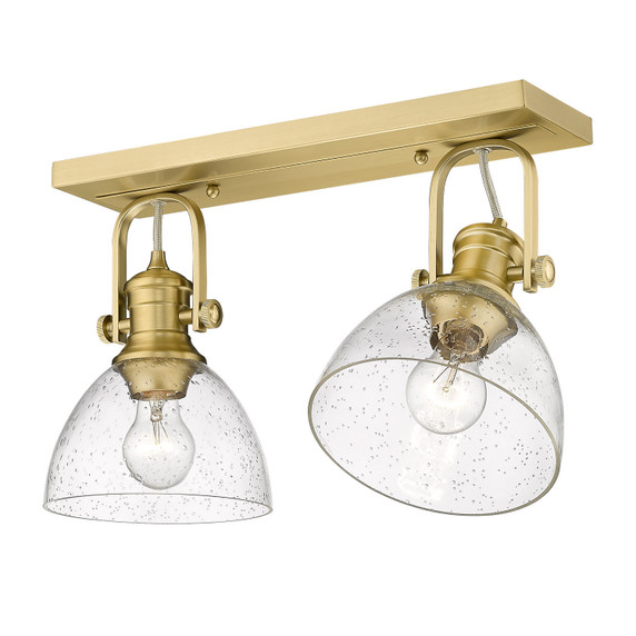 Semi-Flush Mts. Directional by Golden ( 62 | 3118-2SF BCB-SD Hines ) 