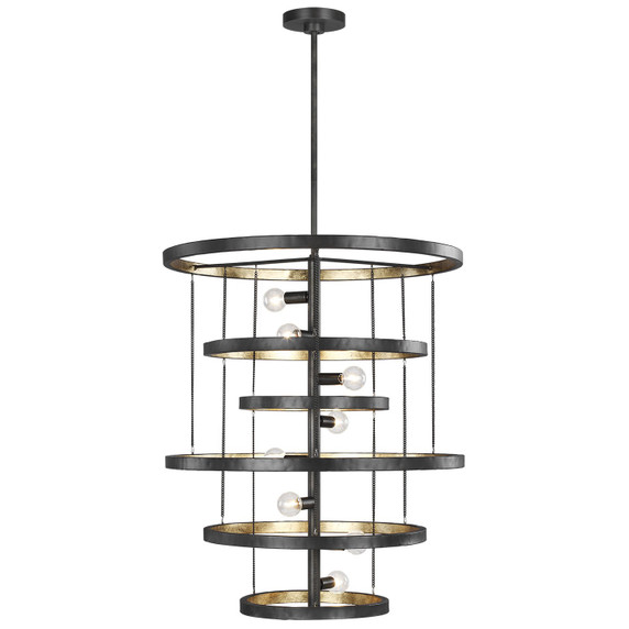 Pendants Open Frame by Generation Lighting ( 1 | F3341/8AI/ADB Celeste ) 