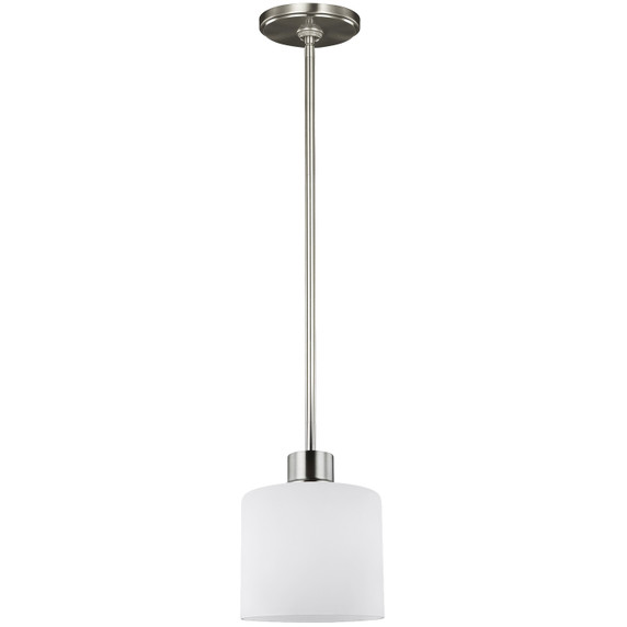 Mini Pendants Glass Down by Generation Lighting ( 1 | 6128801EN3-962 Canfield ) 