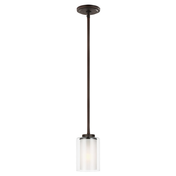Mini Pendants Glass Down by Generation Lighting ( 1 | 6137301-710 Elmwood Park ) 