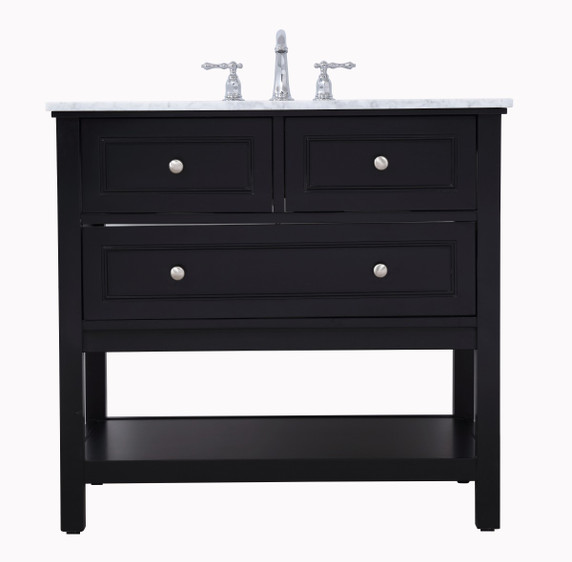 Plumbing Bath Chests/Vanities by Elegant Lighting ( 173 | VF27036BK Metropolis ) 